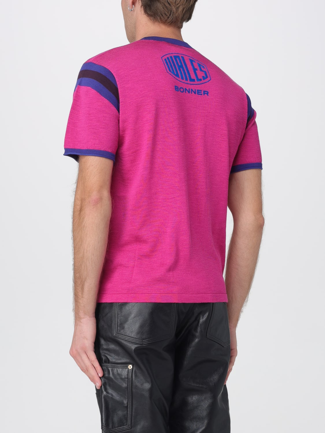 WALES BONNER T-SHIRT: Tank top men Wales Bonner, Fuchsia - Img 2