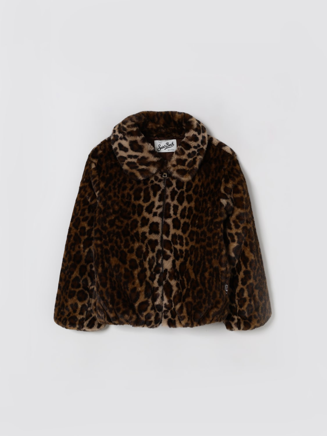 MC2 SAINT BARTH CAPPOTTO: Pelliccia ecologica animalier Mc2 Saint Barth, Fantasia - Img 1