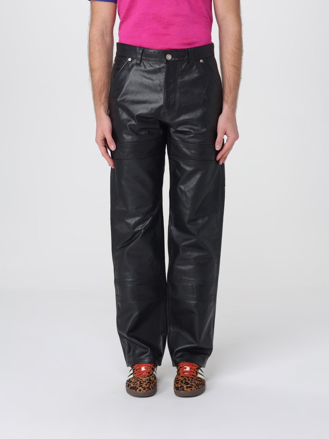 WALES BONNER PANTS: Pants men Wales Bonner, Black - Img 1