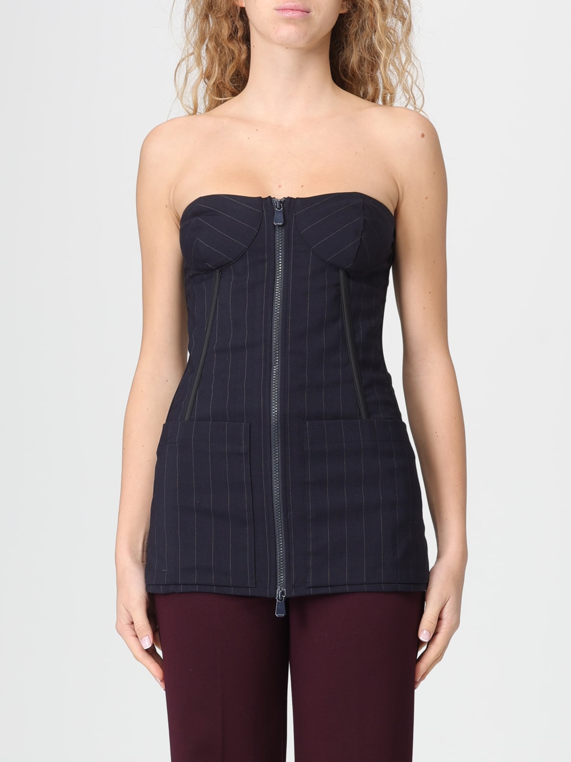 PINKO TOP: Top woman Pinko, Blue - Img 1