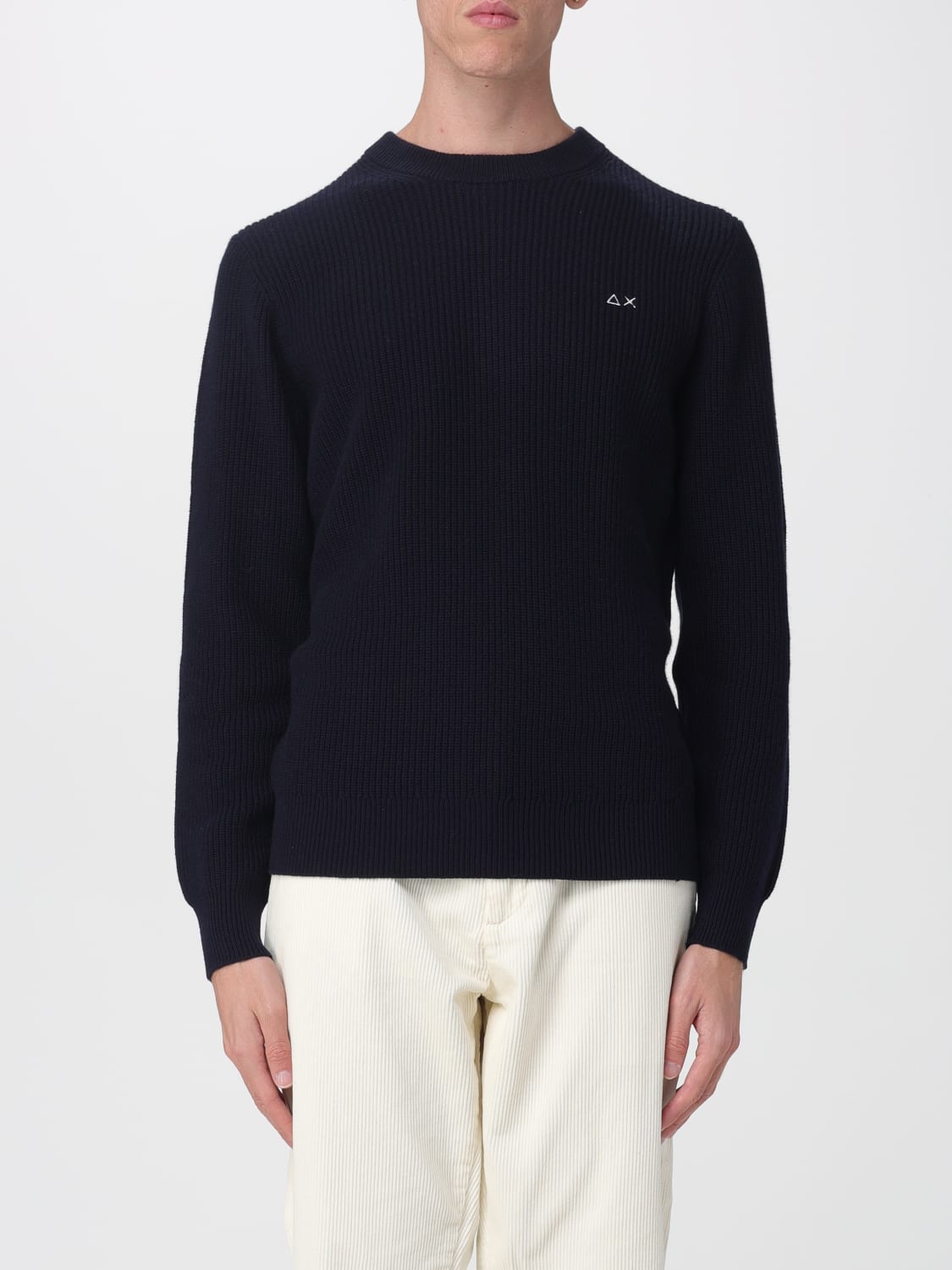 SUN68 SWEATER: Sweater men SUN68, Blue - Img 1