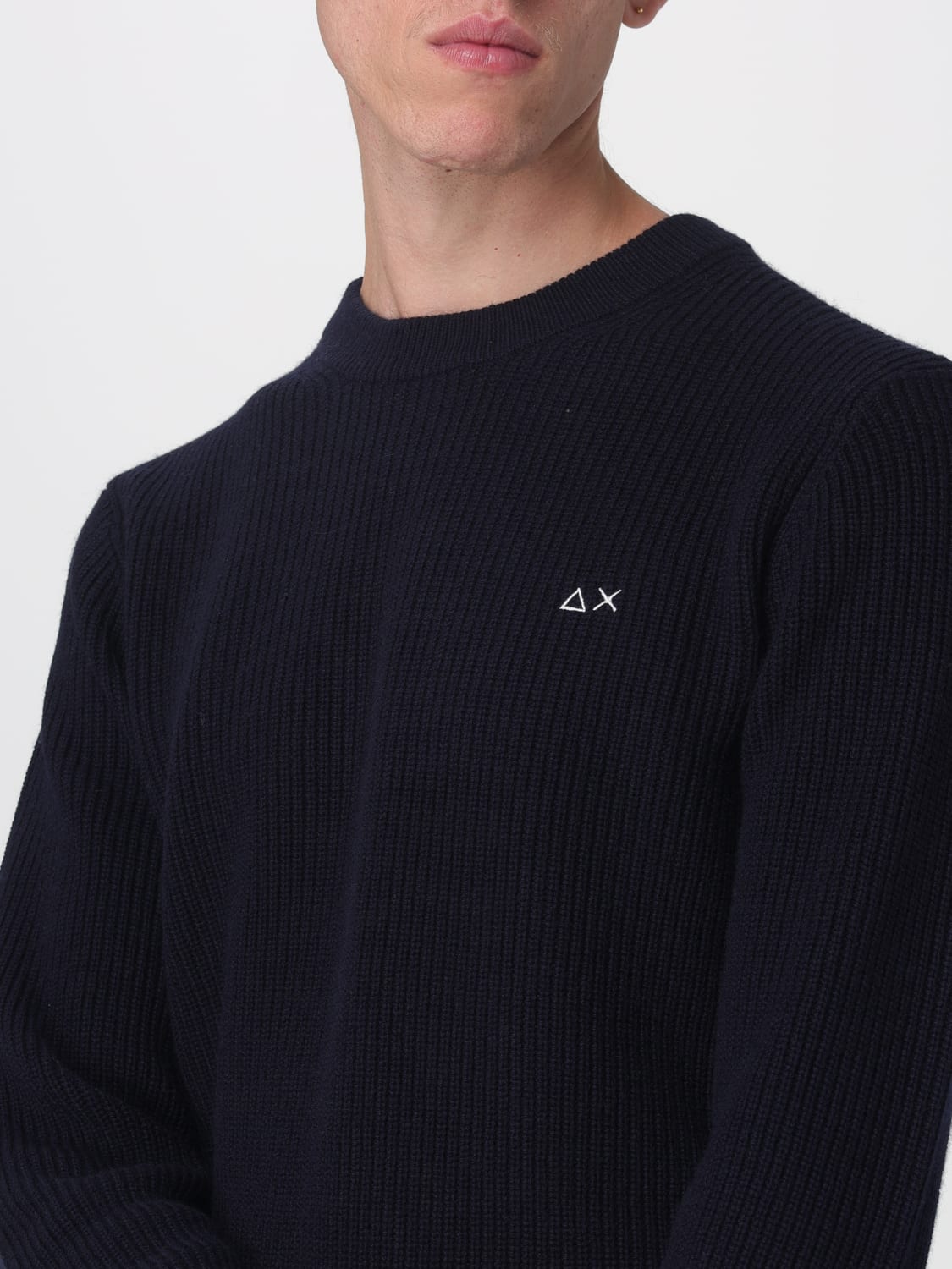 SUN68 SWEATER: Sweater men SUN68, Blue - Img 3