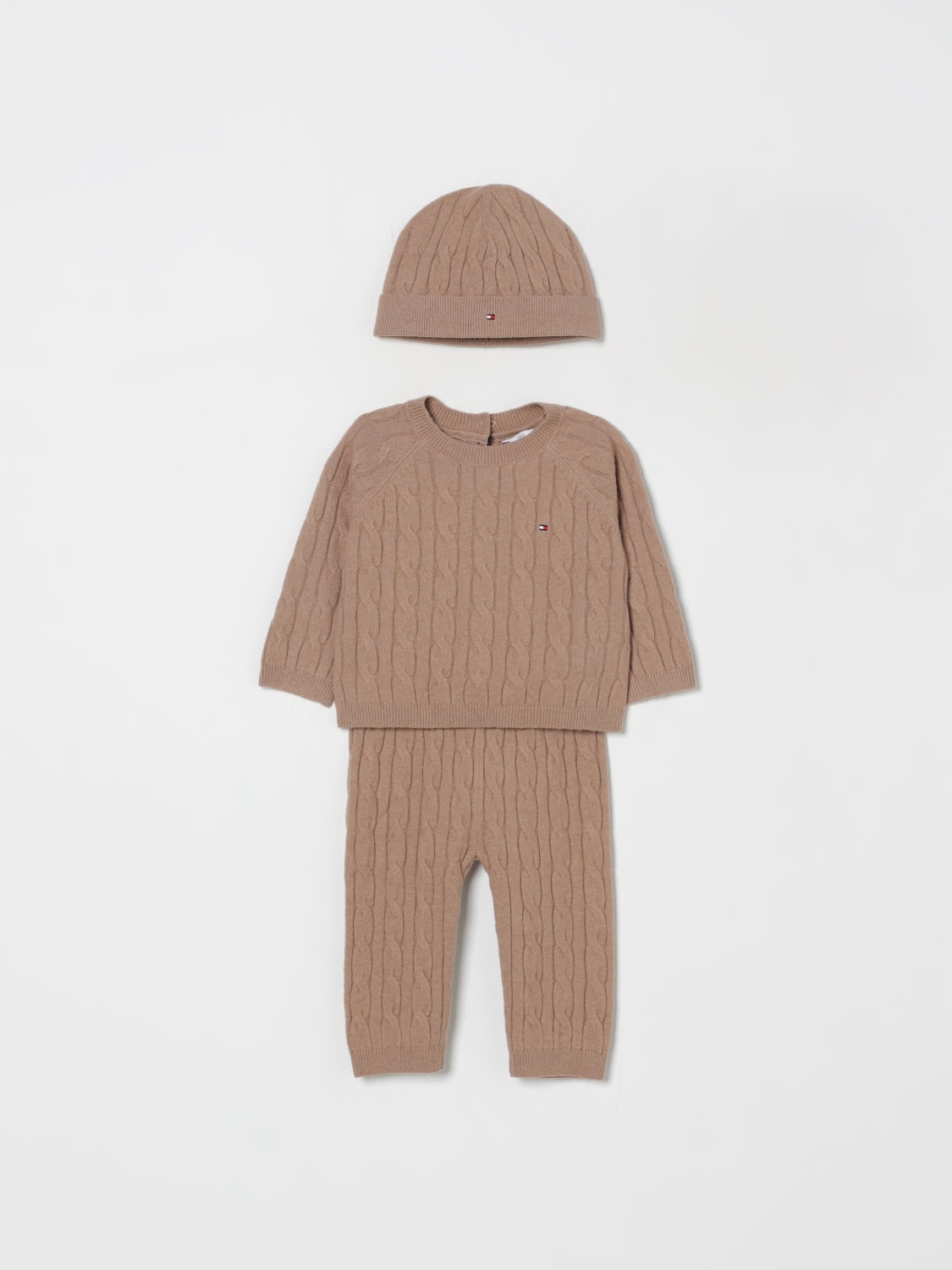 TOMMY HILFIGER ENSEMBLE: Ensemble enfant Tommy Hilfiger, Beige - Img 1