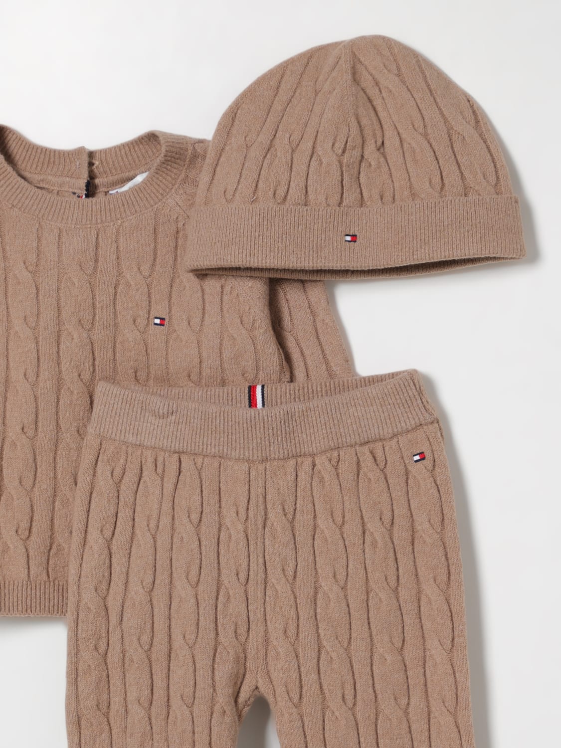 TOMMY HILFIGER ENSEMBLE: Ensemble enfant Tommy Hilfiger, Beige - Img 3