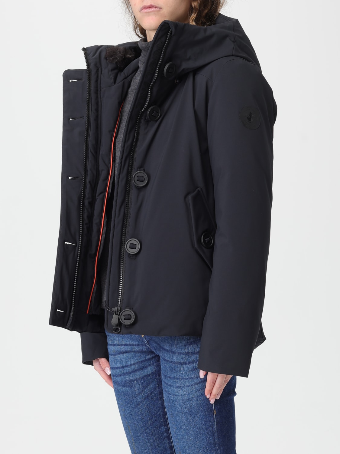 SAVE THE DUCK ABRIGO: Chaqueta mujer Save The Duck, Negro - Img 3