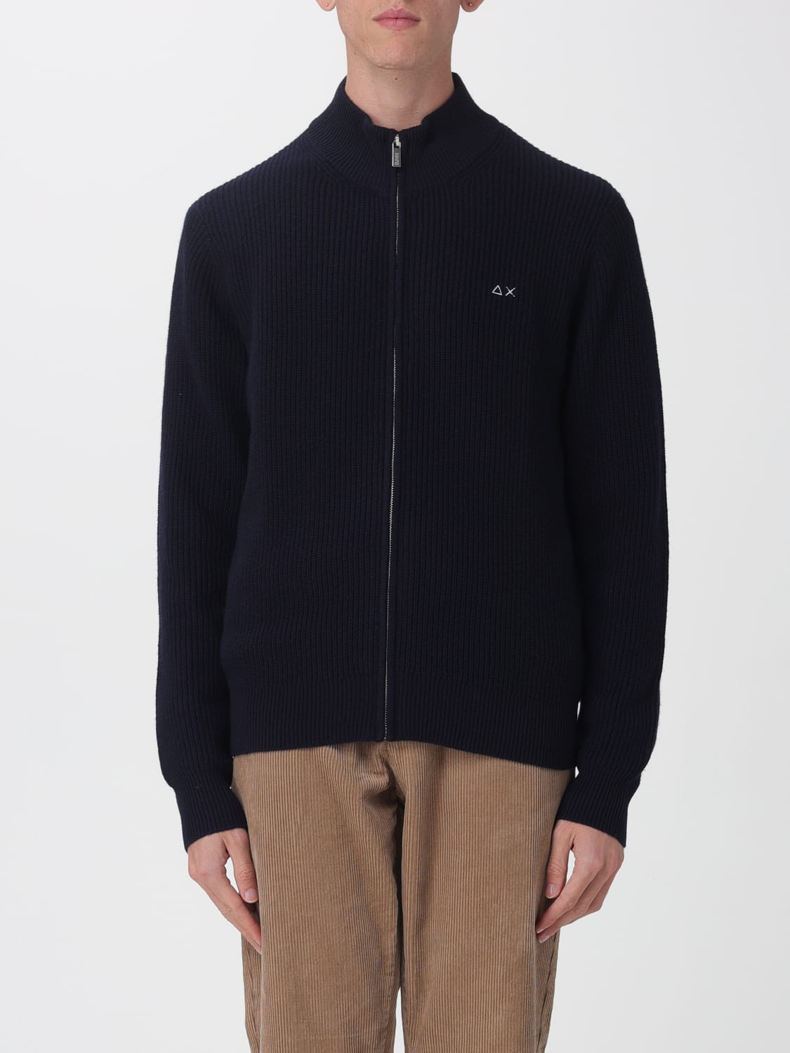 SUN68 SWEATER: Sweater men SUN68, Blue - Img 1