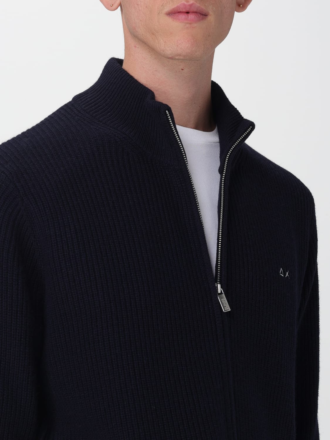 SUN68 SWEATER: Sweater men SUN68, Blue - Img 4