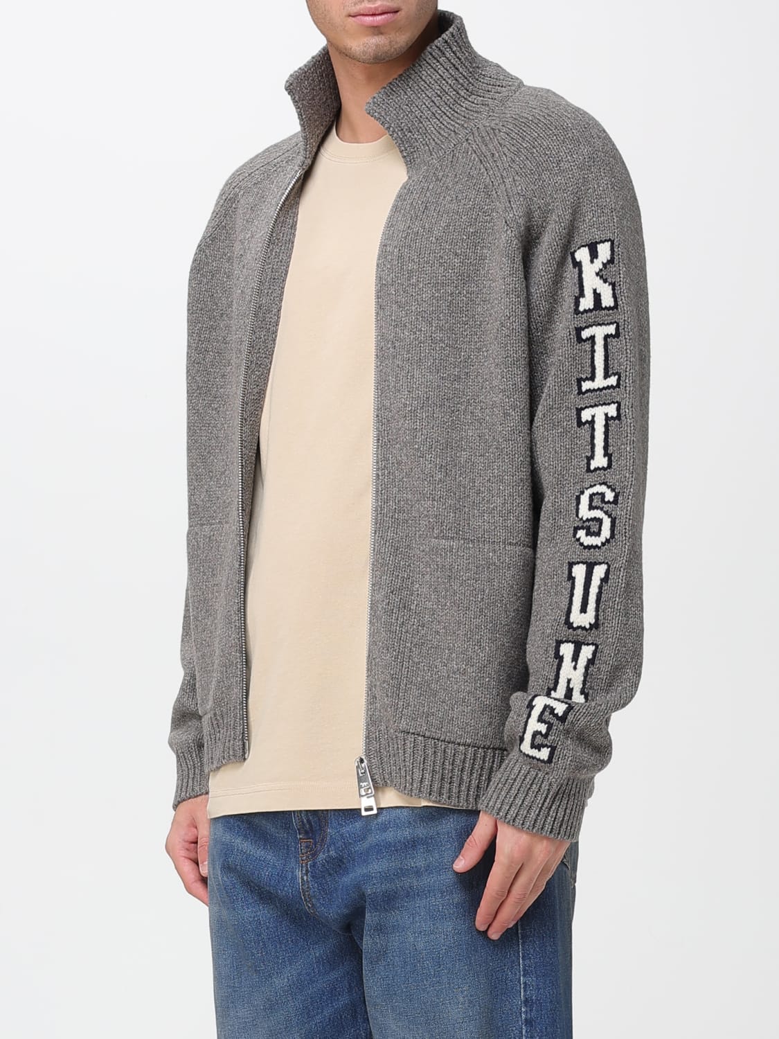 MAISON KITSUNÉ JACKET: Jacket men Maison KitsunÉ, Grey - Img 3