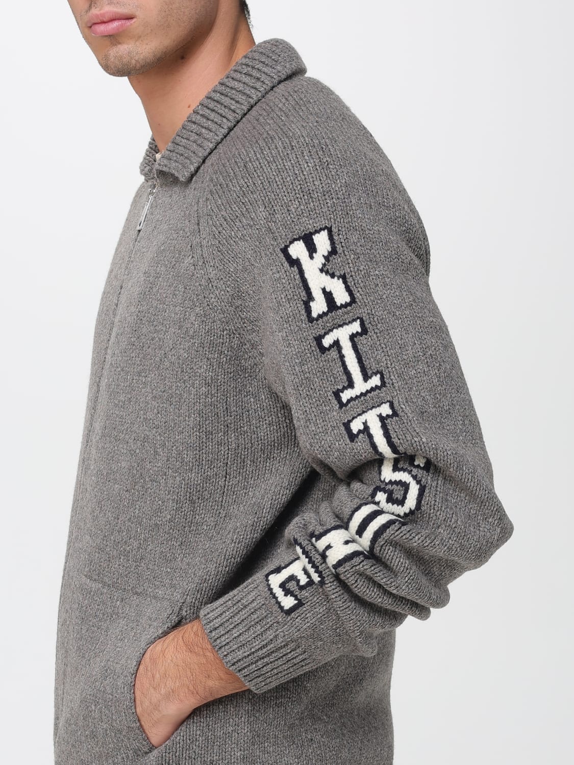 MAISON KITSUNÉ JACKET: Jacket men Maison KitsunÉ, Grey - Img 4