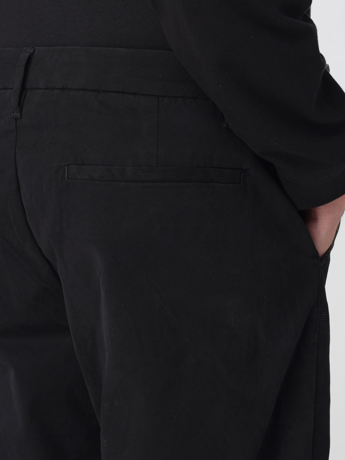 SUN68 PANTS: Pants men SUN68, Black - Img 3