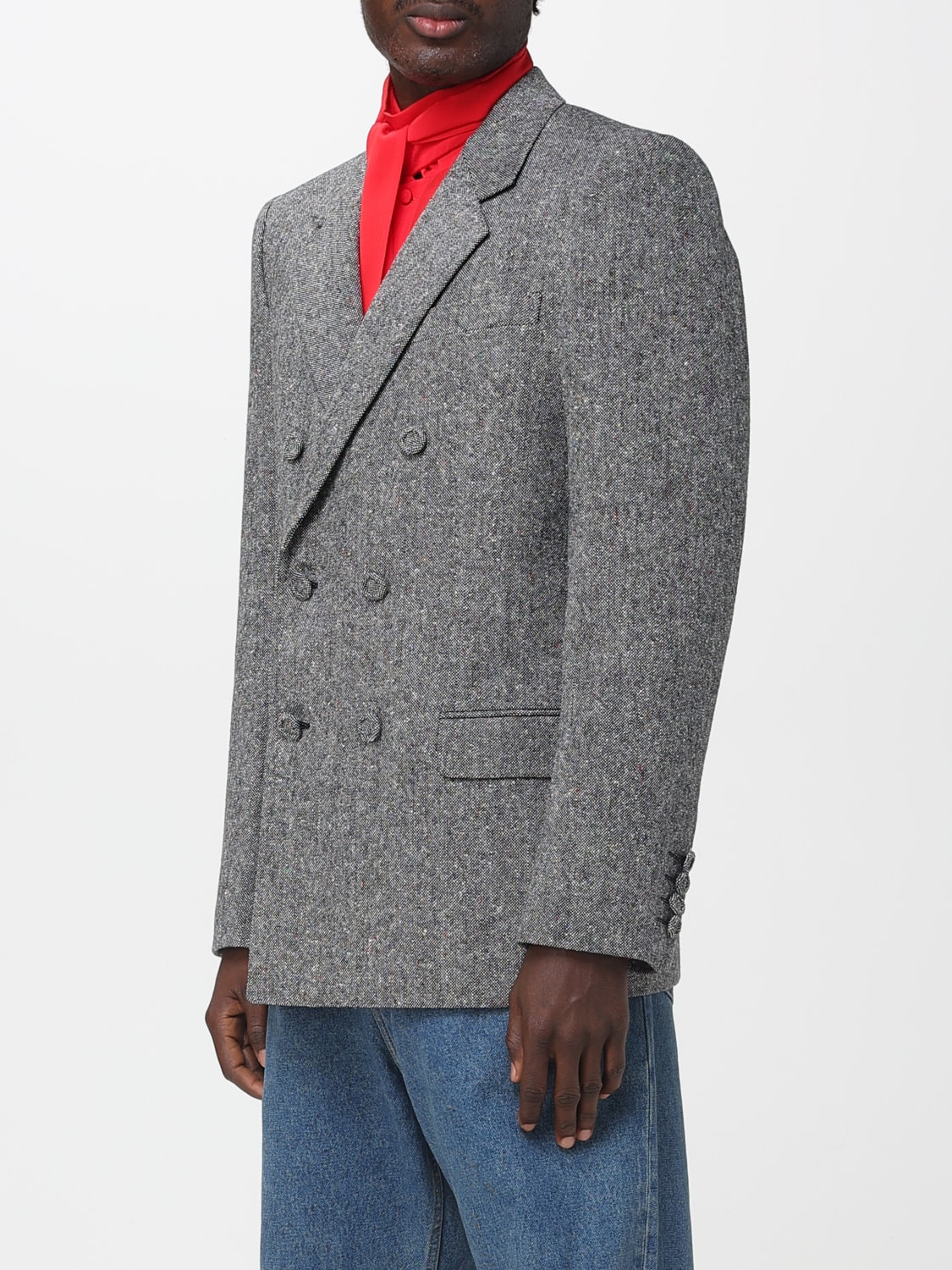 VALENTINO JACKET: Jacket men Valentino, Grey - Img 4