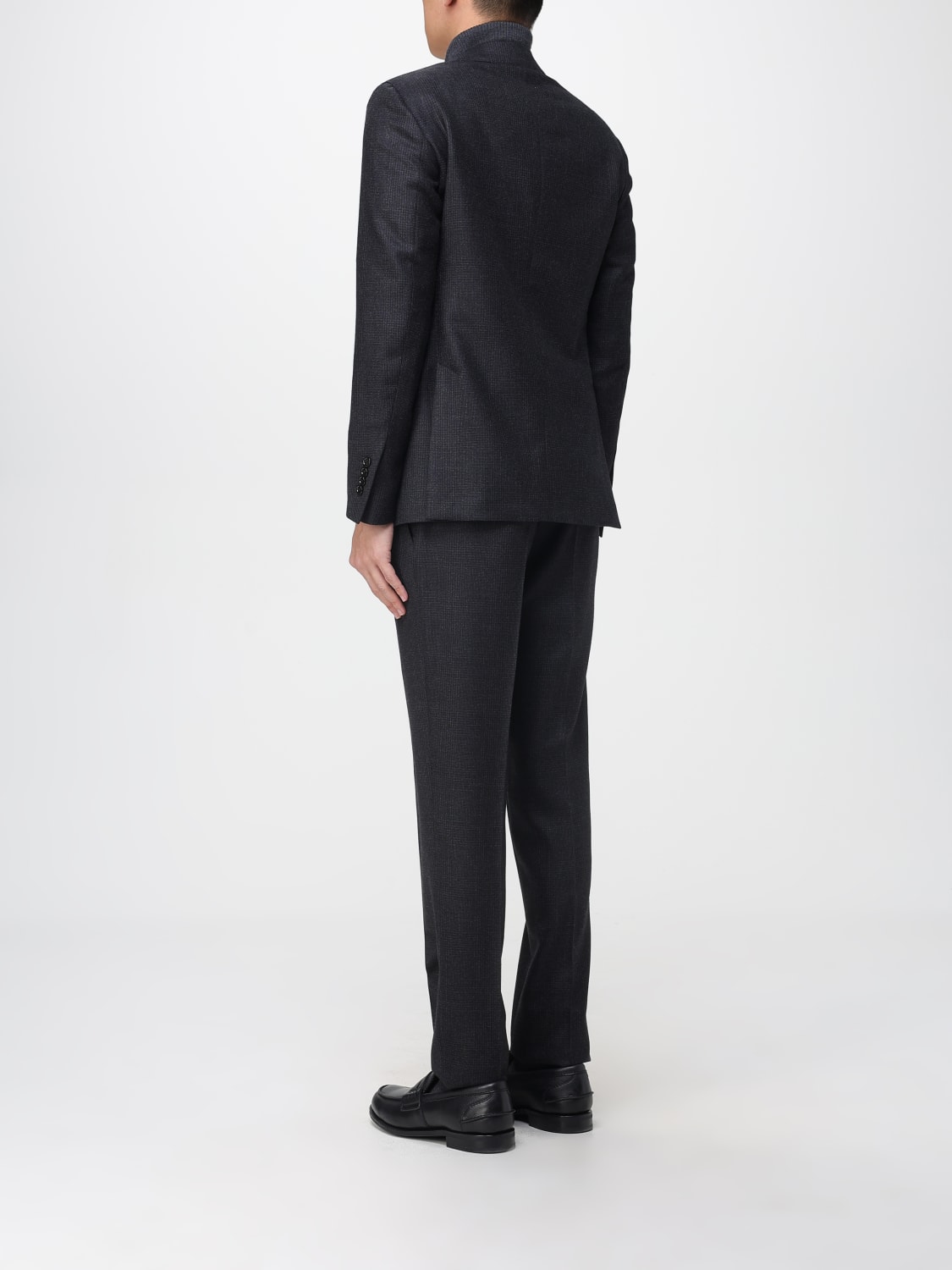 LARDINI SUIT: Suit men Lardini, Charcoal - Img 3