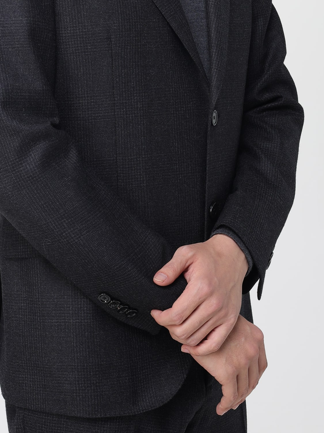 LARDINI SUIT: Suit men Lardini, Charcoal - Img 5