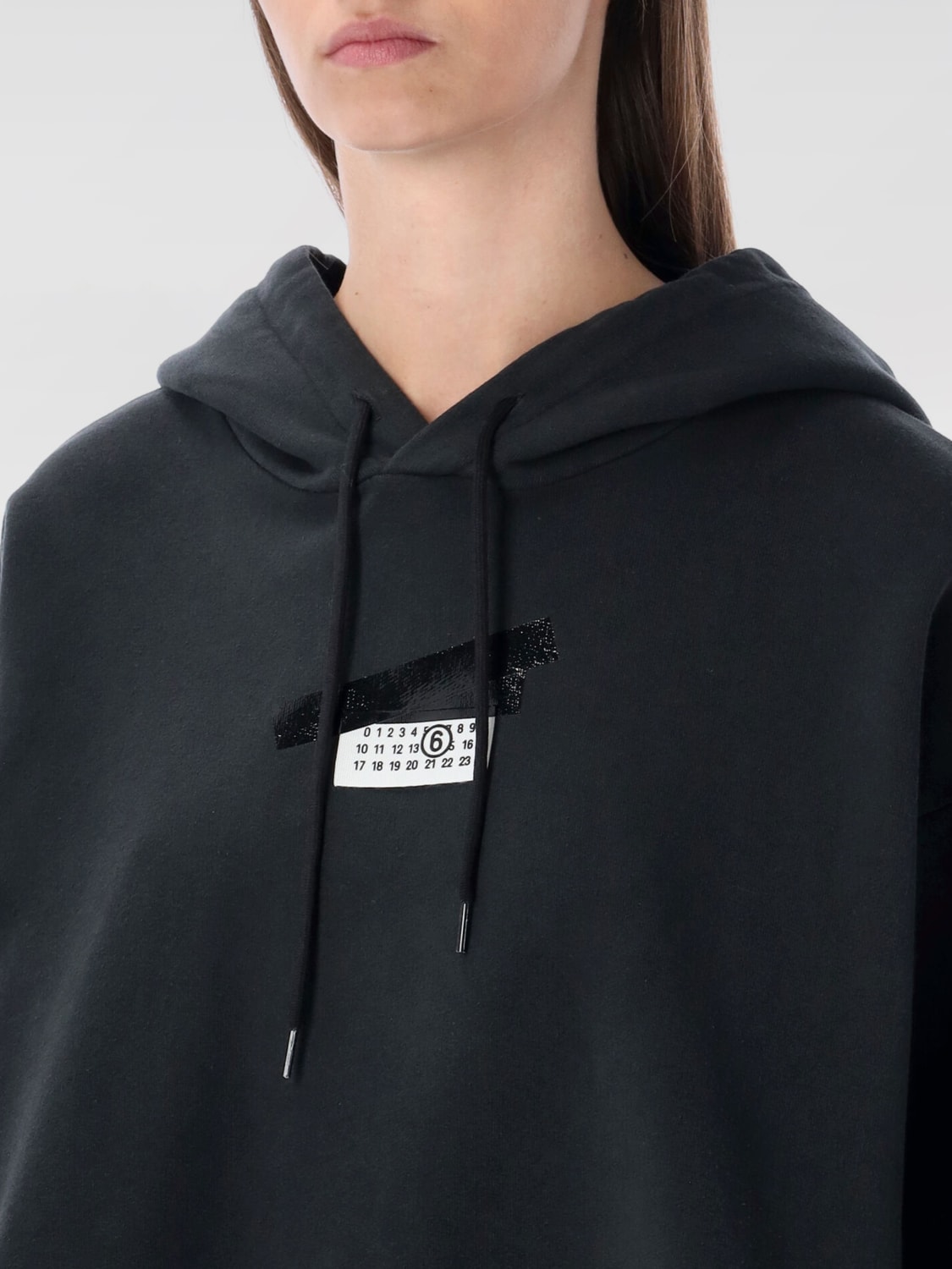 MM6 MAISON MARGIELA SWEATSHIRT: Sweatshirt woman Mm6 Maison Margiela, Black - Img 3