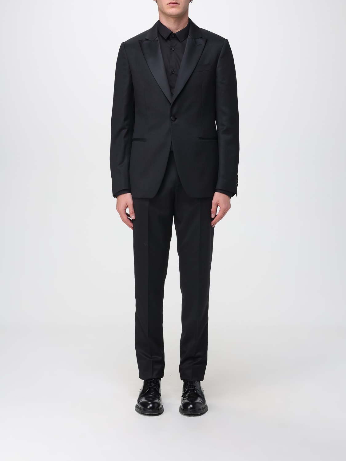 LARDINI SUIT: Suit men Lardini, Black - Img 1