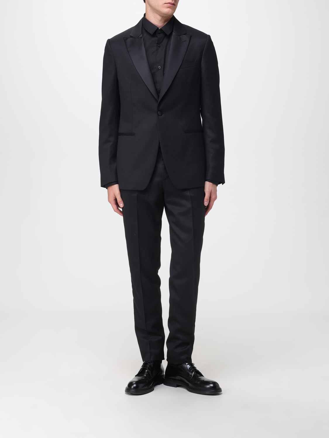 LARDINI SUIT: Suit men Lardini, Black - Img 2