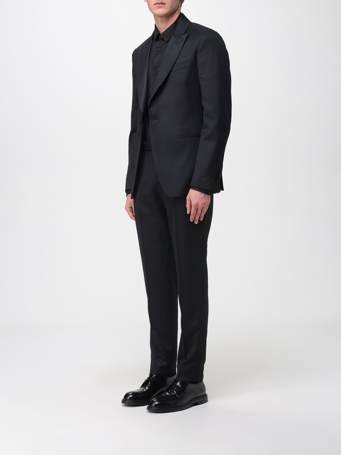 LARDINI SUIT: Suit men Lardini, Black - Img 4