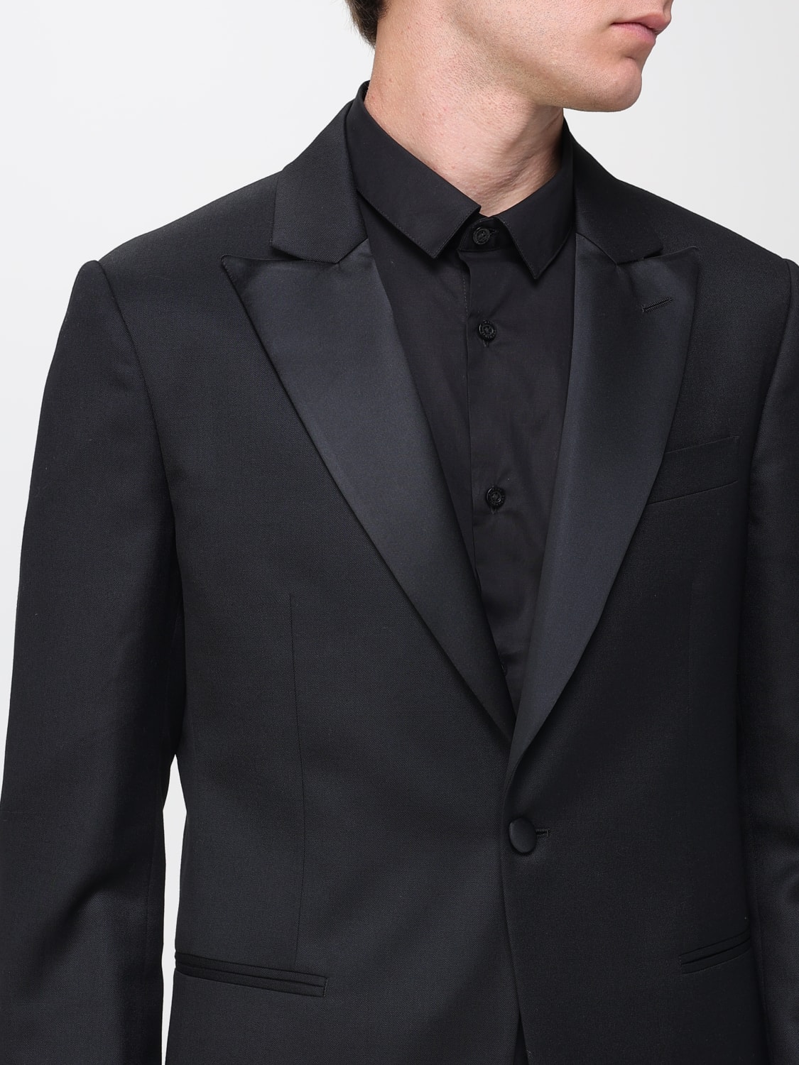LARDINI SUIT: Suit men Lardini, Black - Img 5