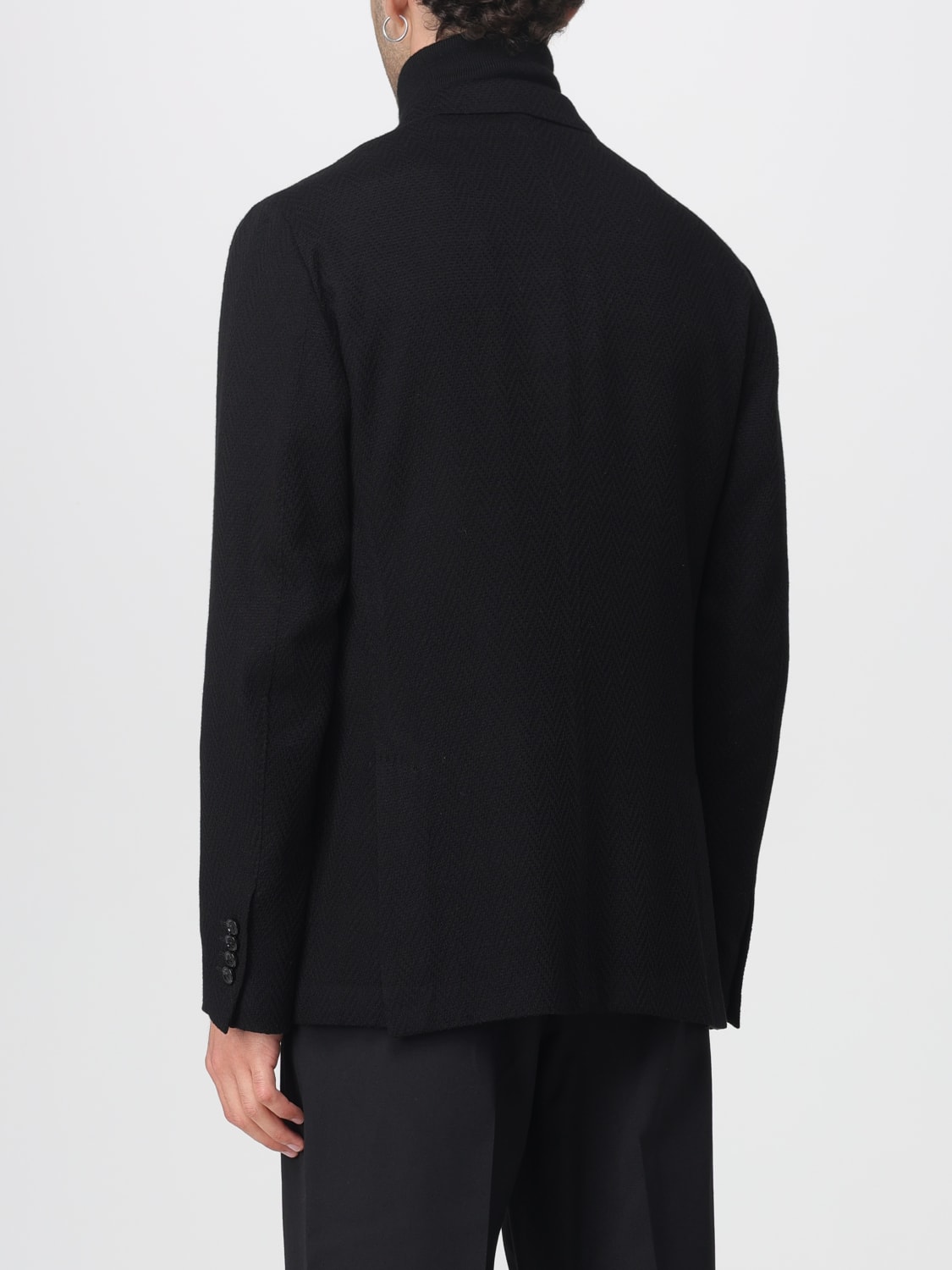 LARDINI JACKET: Jacket men Lardini, Black - Img 2