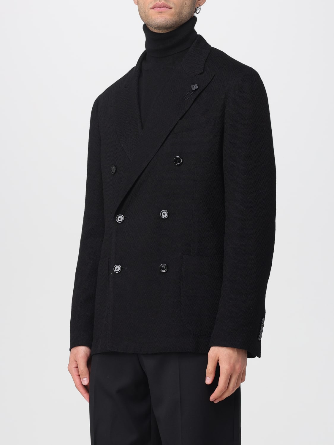 LARDINI JACKET: Jacket men Lardini, Black - Img 3