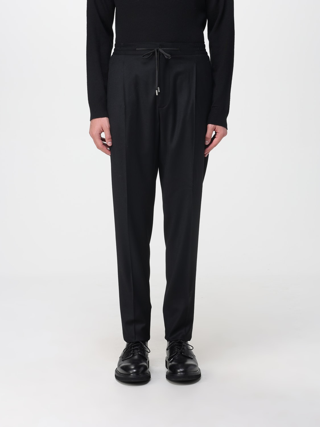 LARDINI PANTS: Pants men Lardini, Black - Img 1