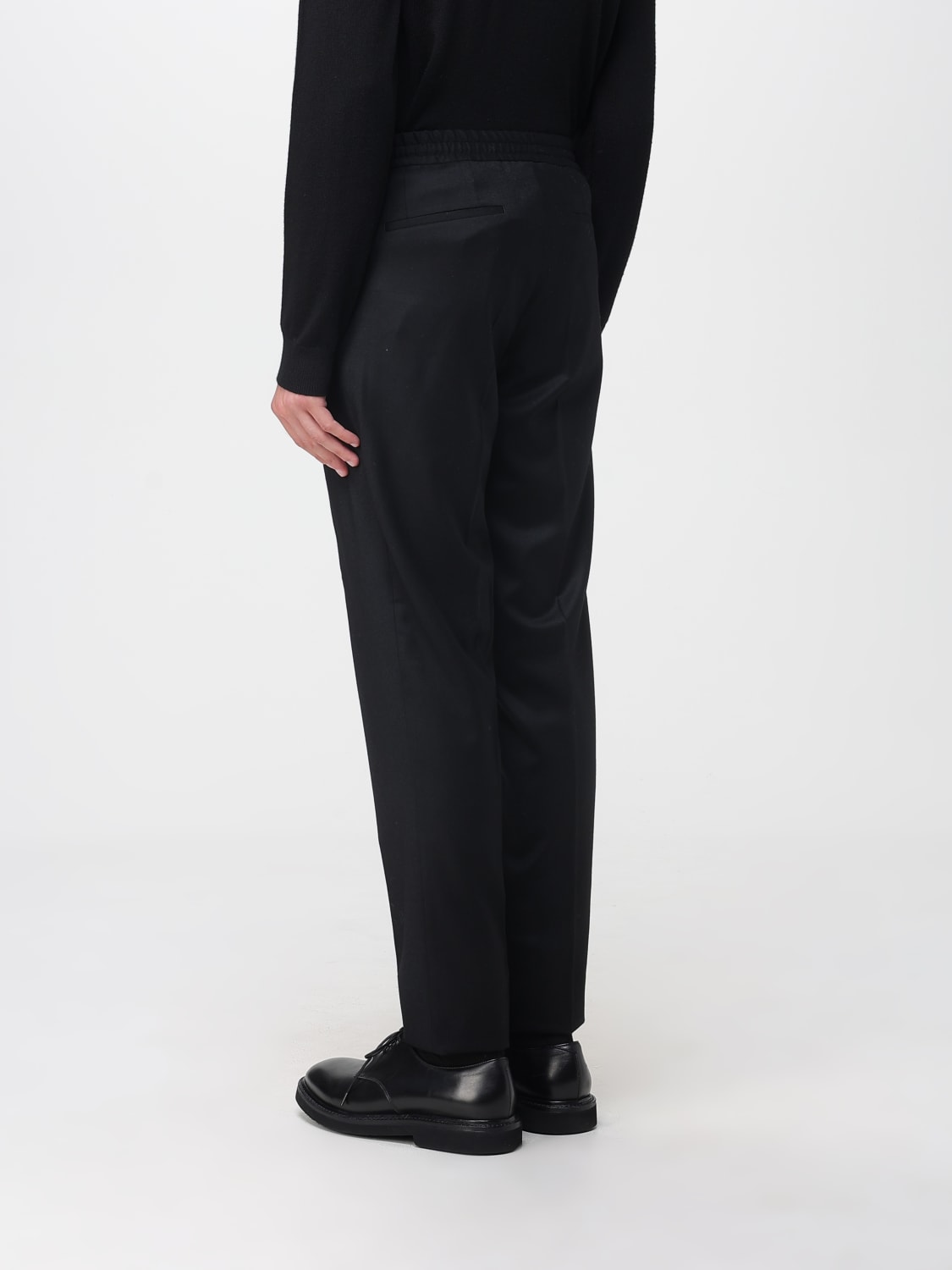 LARDINI PANTS: Pants men Lardini, Black - Img 2