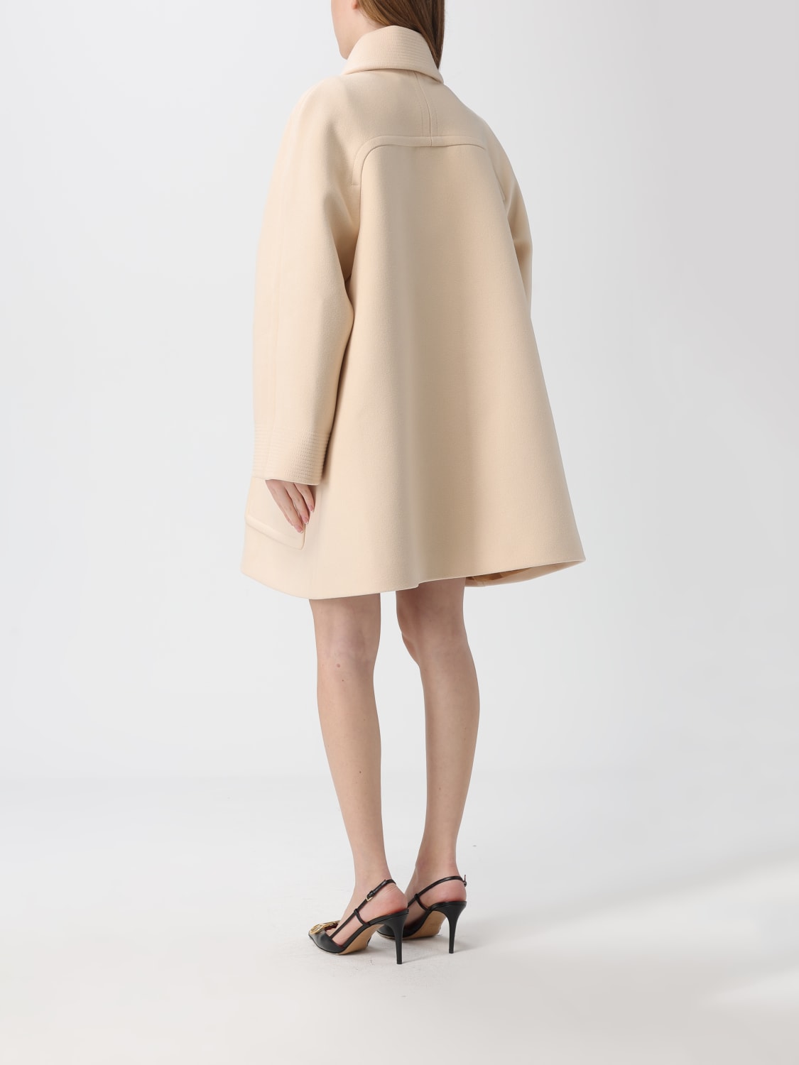 VALENTINO COAT: Valentino women's coat, Beige - Img 3