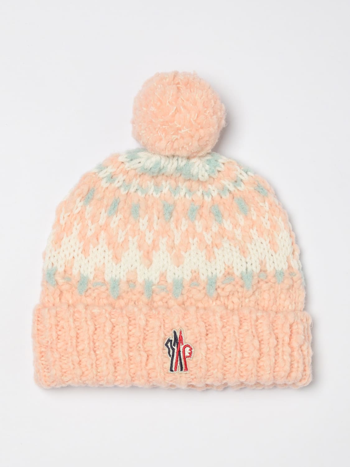 MONCLER GORRO: Gorro niños Moncler, Rosa - Img 1