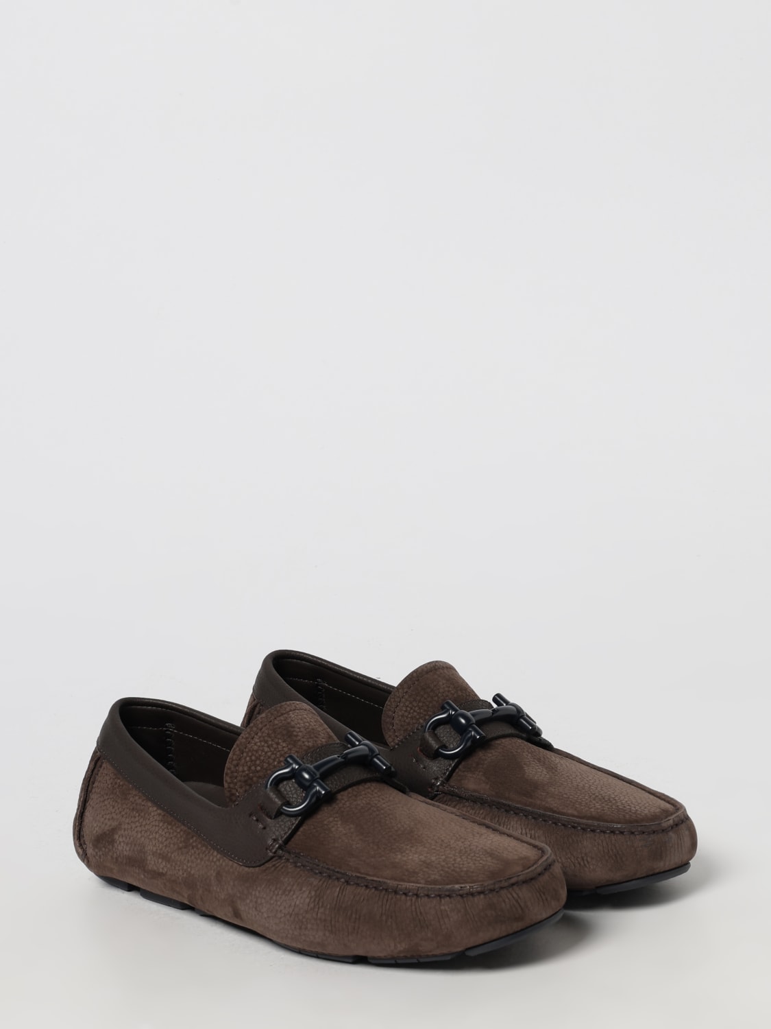 FERRAGAMO LOAFERS: Loafers men Ferragamo, Brown - Img 2