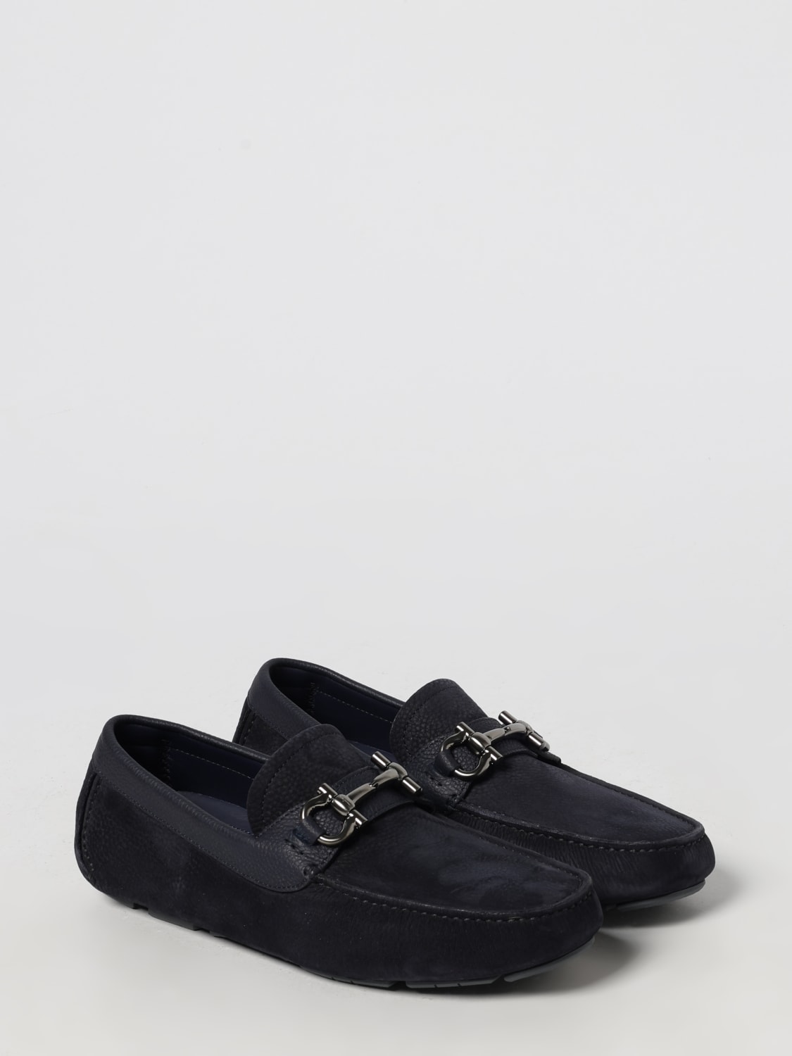 FERRAGAMO LOAFERS: Loafers men Ferragamo, Blue - Img 2