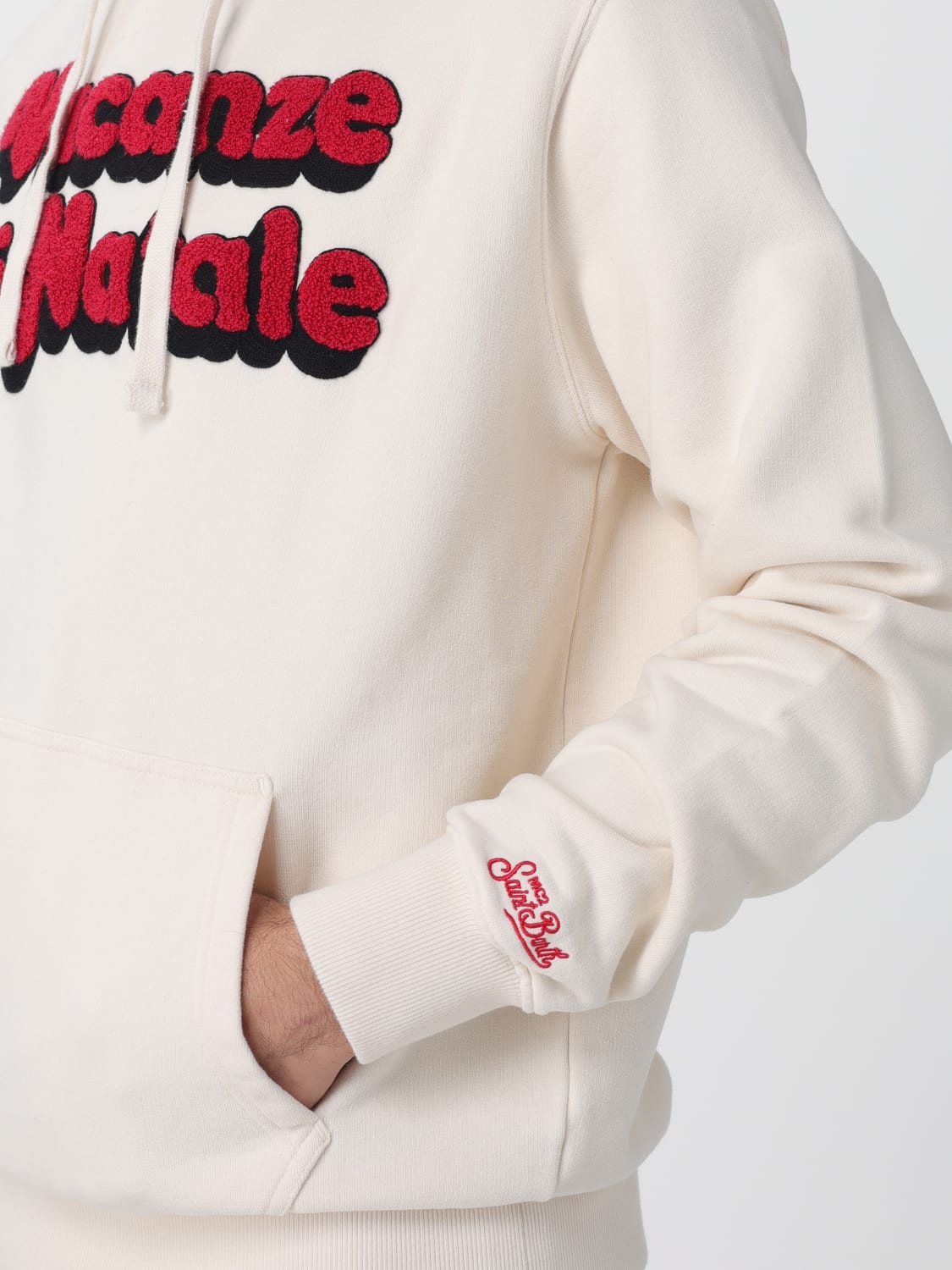 MC2 SAINT BARTH SWEATSHIRT: Sweater men Mc2 Saint Barth, Beige - Img 3