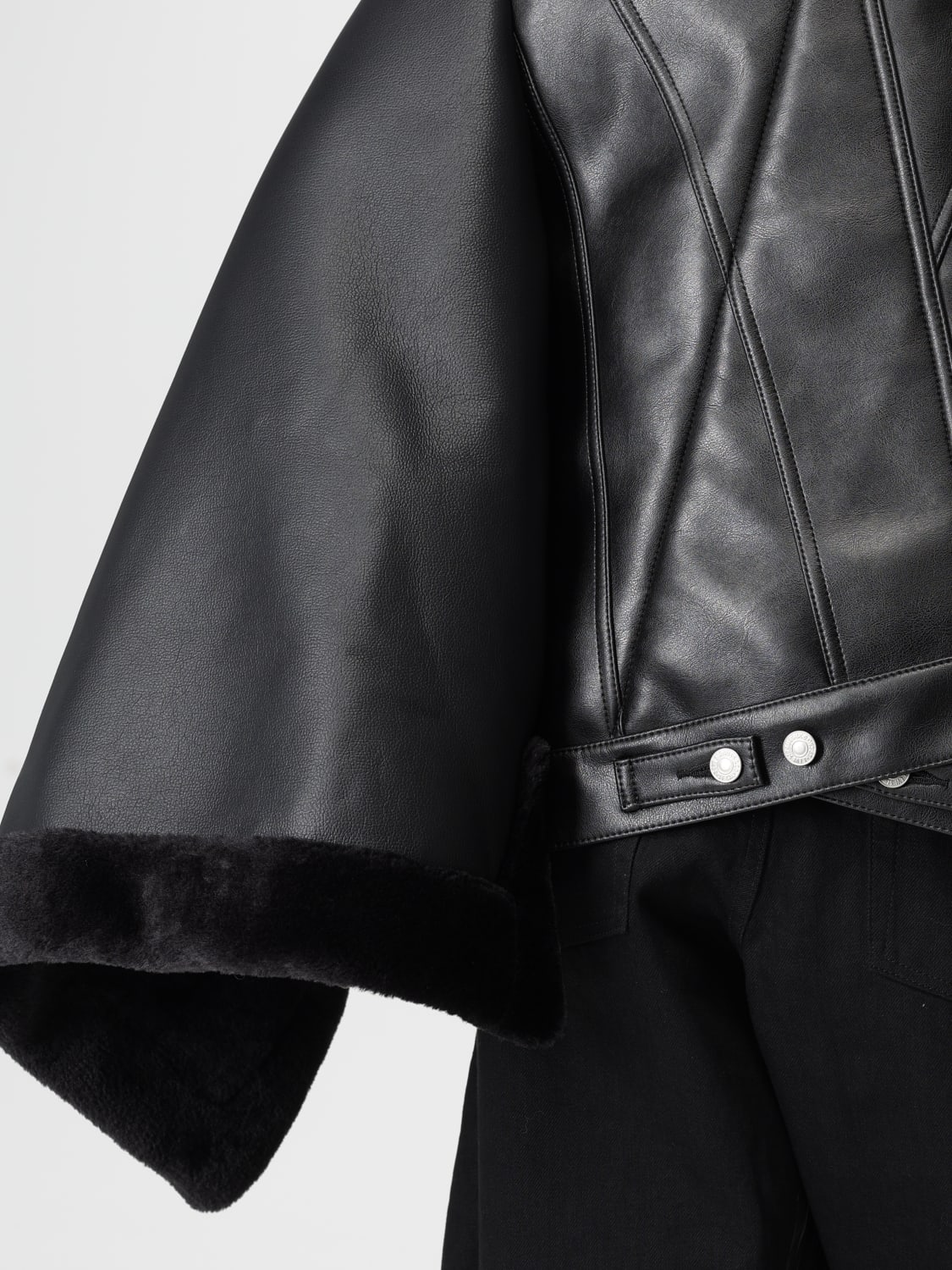 JUNYA WATANABE JACKET: Coat woman Junya Watanabe, Black - Img 5