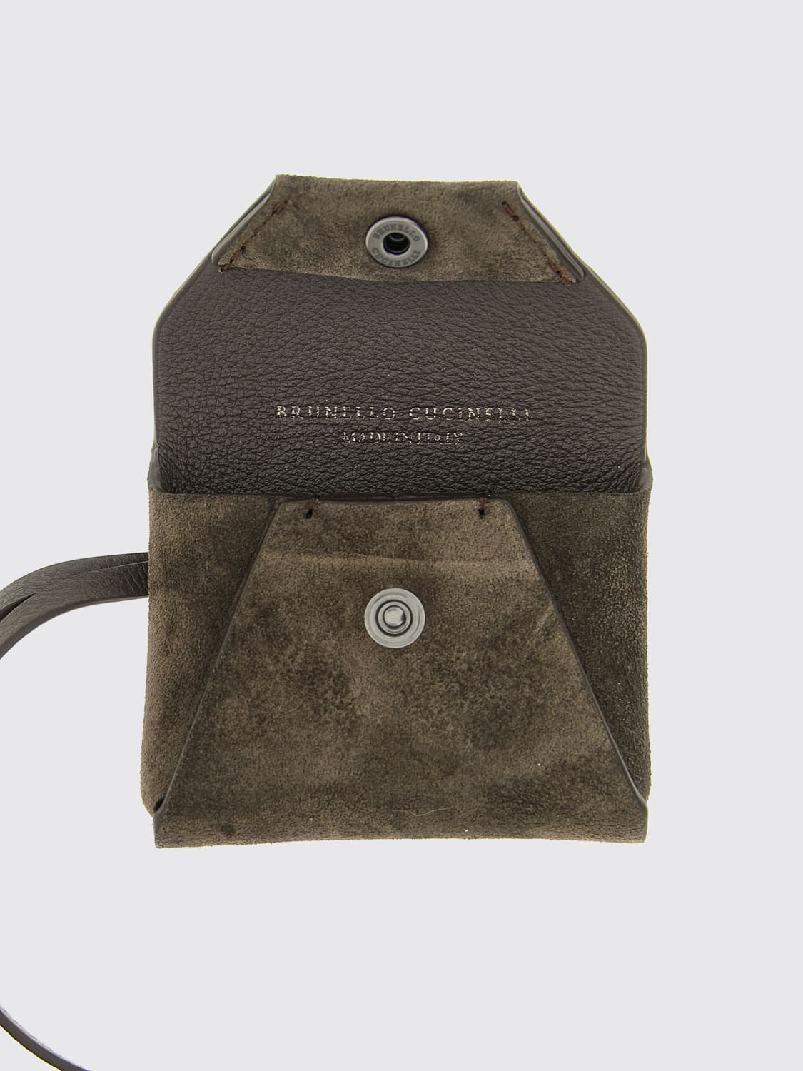 BRUNELLO CUCINELLI KEYRING: Shoulder bag men Brunello Cucinelli, Brown - Img 3