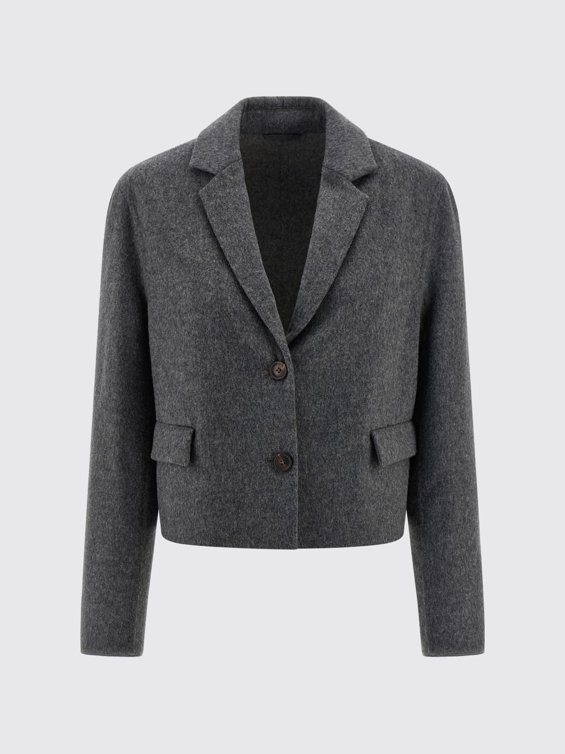BRUNELLO CUCINELLI COAT: Jacket woman Brunello Cucinelli, Grey - Img 2