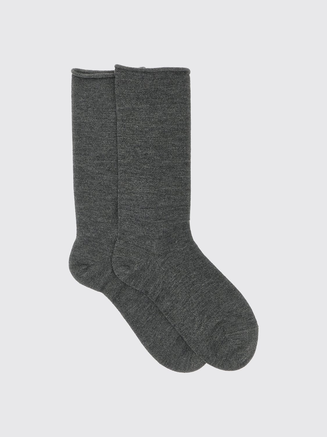 BRUNELLO CUCINELLI SOCKS: Socks woman Brunello Cucinelli, Grey - Img 1