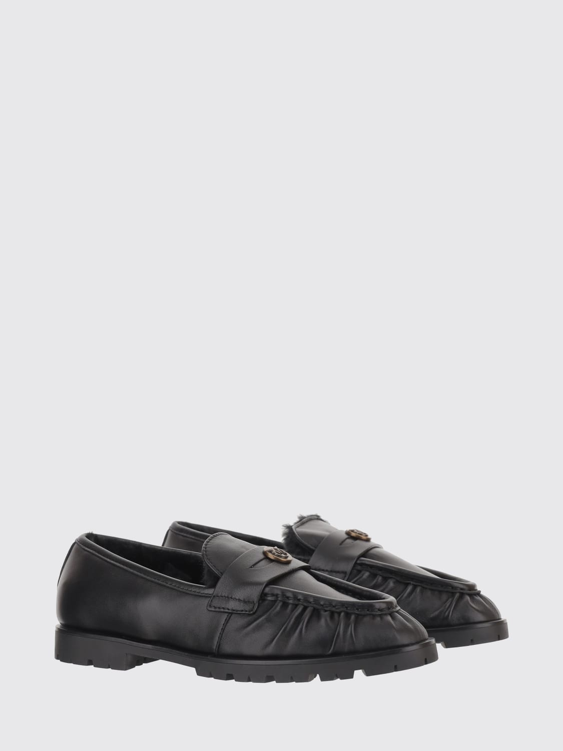 PINKO LOAFER: Shoes woman Pinko, Black - Img 2
