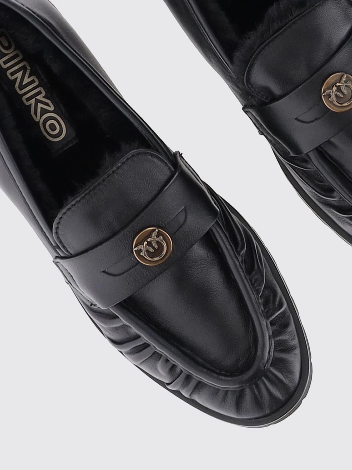 PINKO LOAFER: Shoes woman Pinko, Black - Img 4