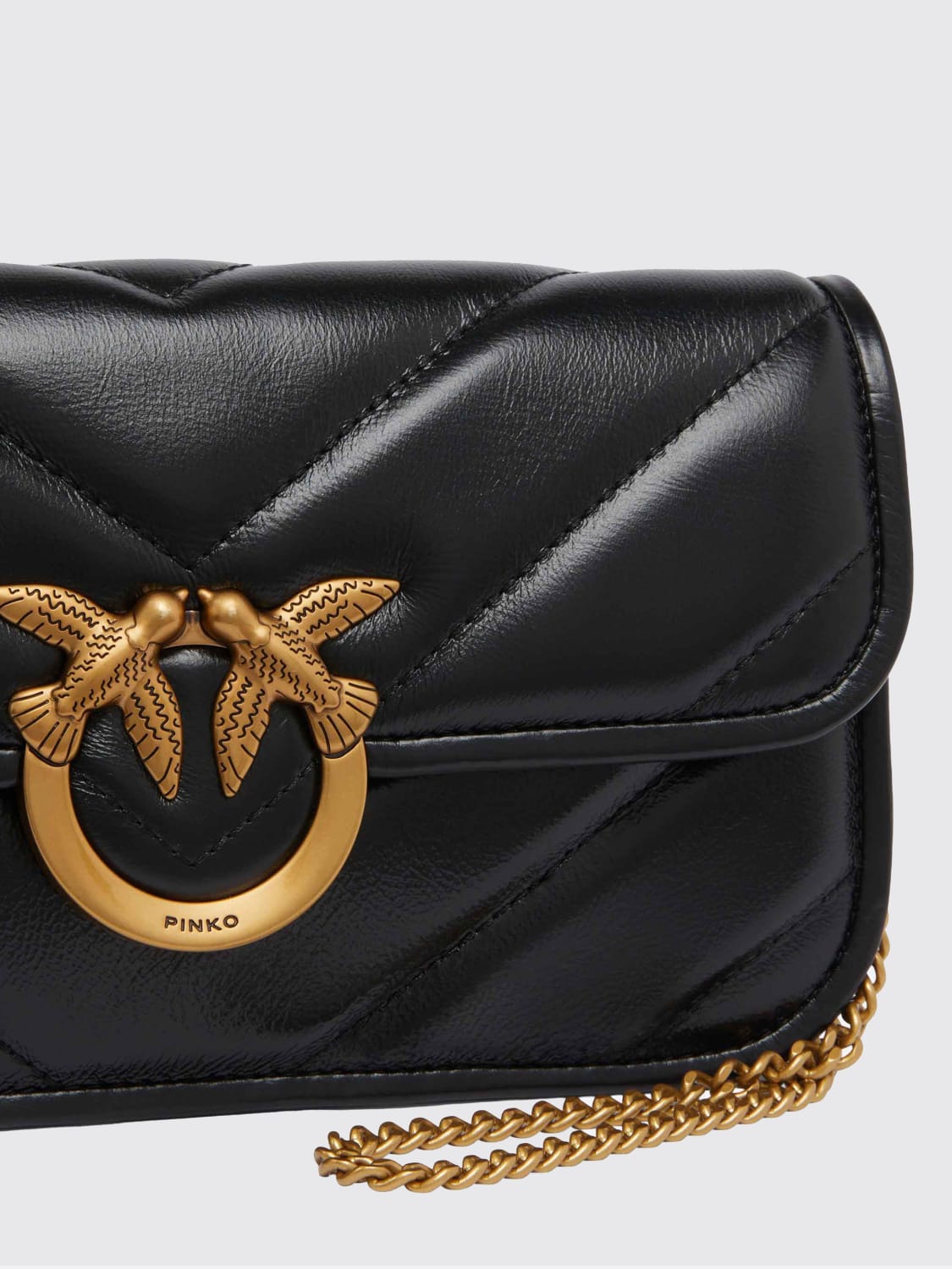 PINKO CROSSBODY BAG: Tote bag woman Pinko, Black - Img 3