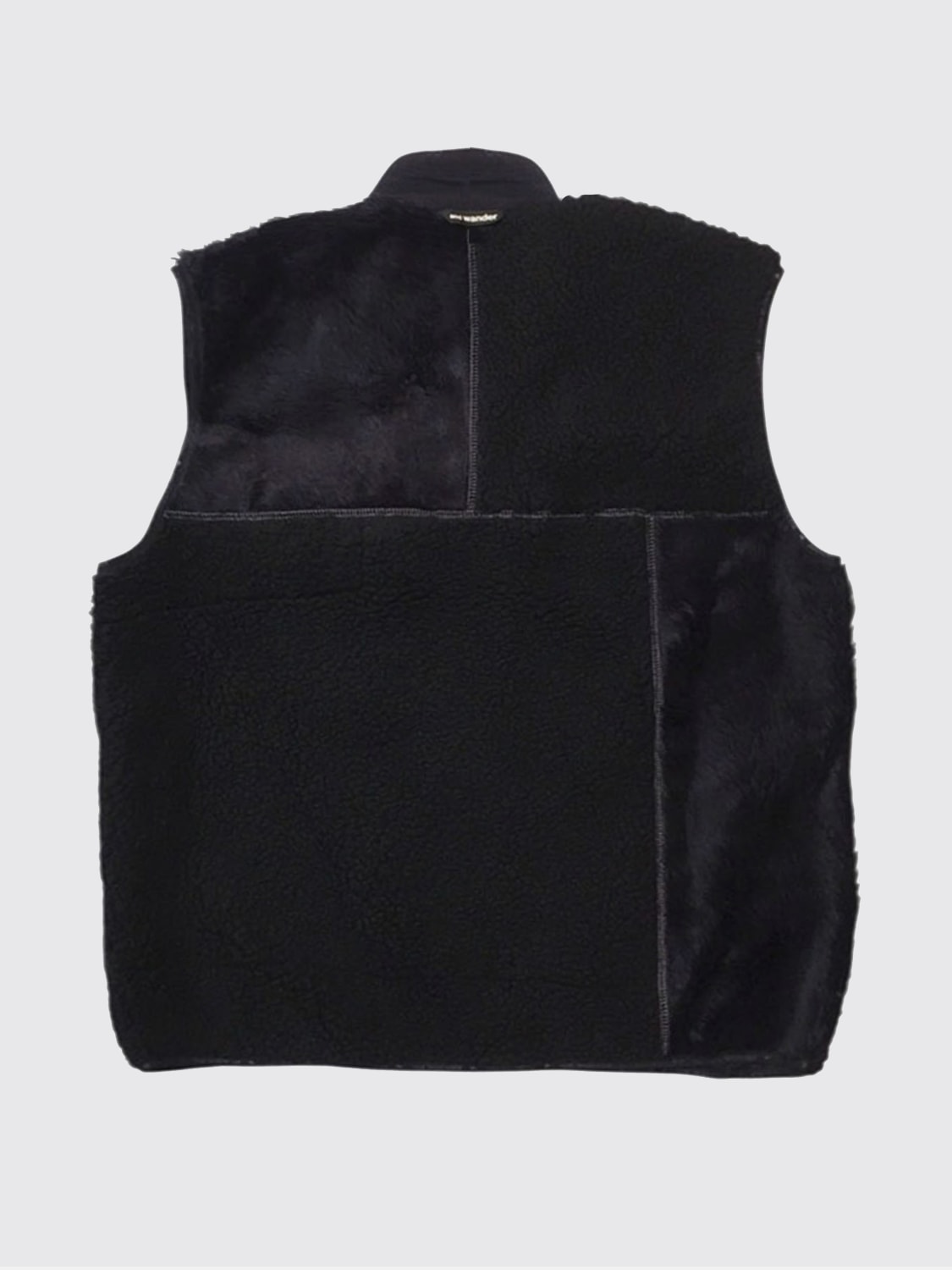 AND WANDER SUIT VEST: Jacket men And Wander, Black - Img 2