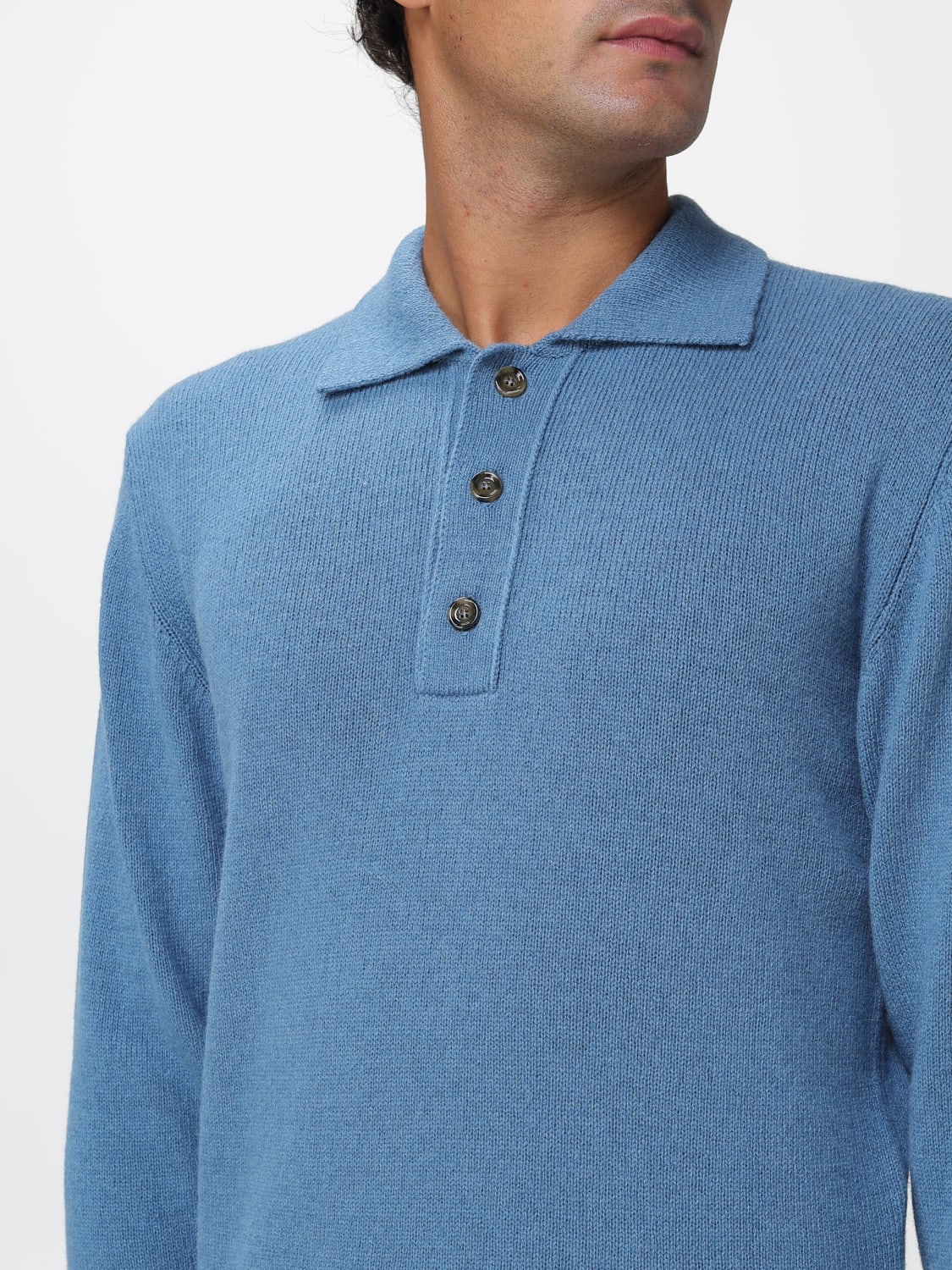 LARDINI POLO: Pullover herren Lardini, Denim - Img 3