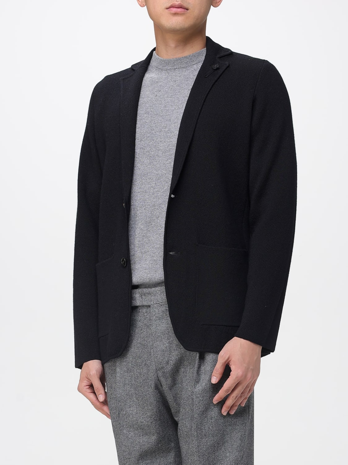 LARDINI JACKE: Pullover herren Lardini, Schwarz - Img 3