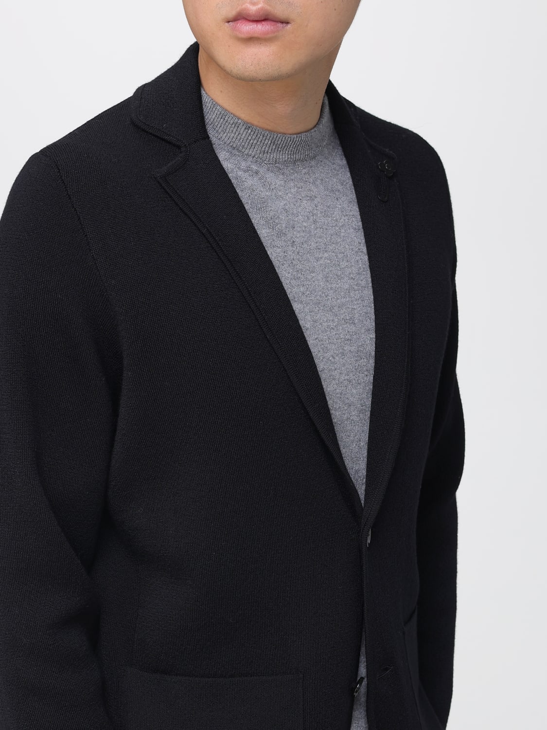 LARDINI JACKE: Pullover herren Lardini, Schwarz - Img 4