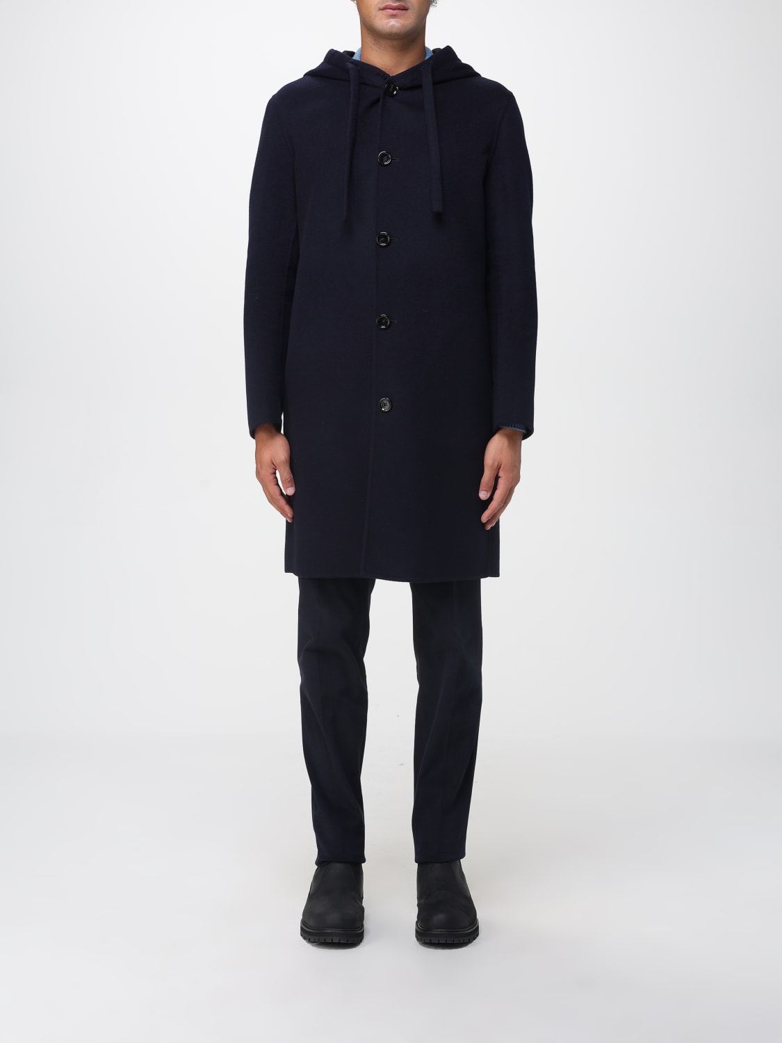 LARDINI COAT: Coat men Lardini, Blue - Img 1