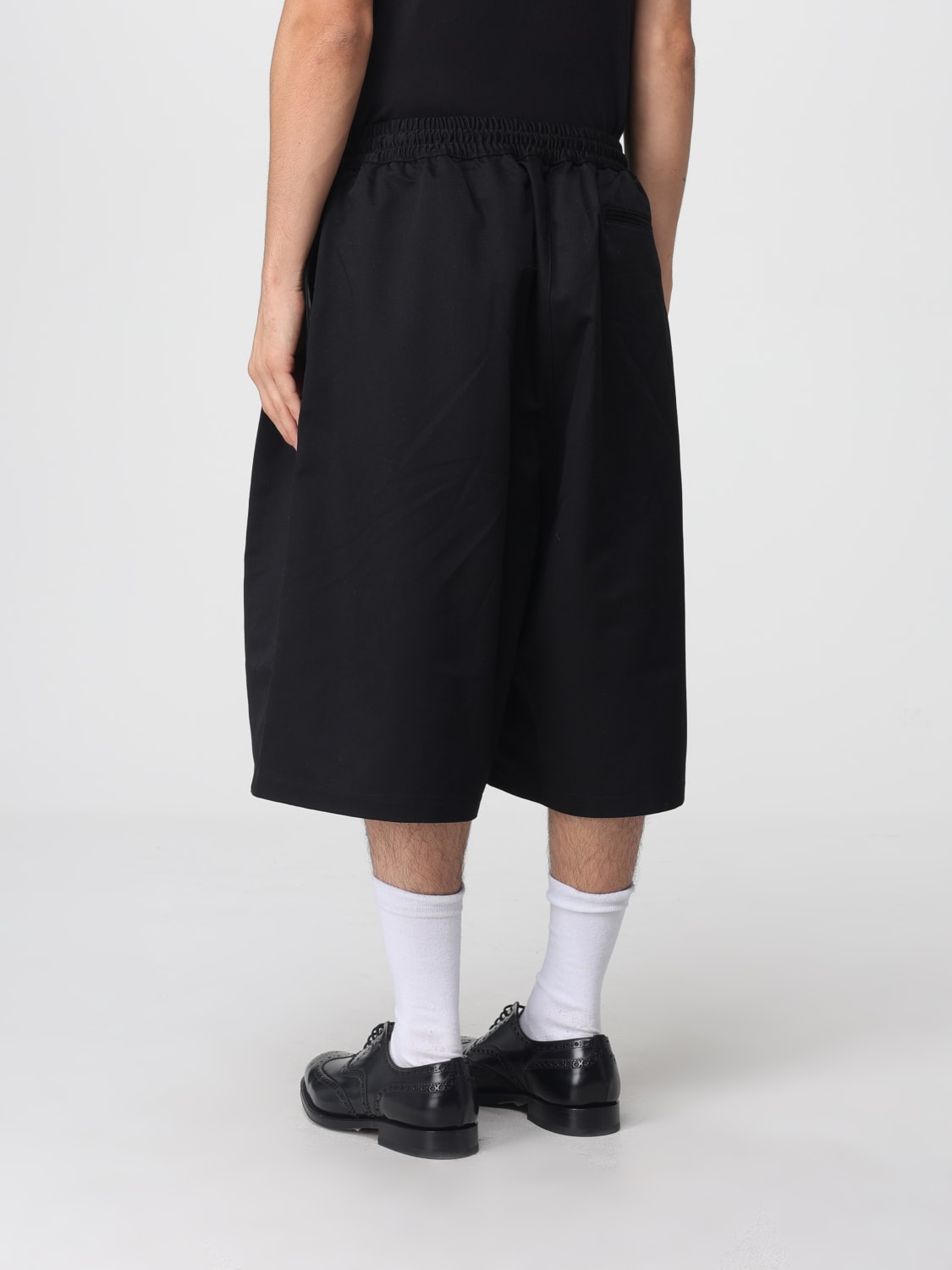 WILLY CHAVARRIA PANTALONCINI: Pantaloncino Willy Chavarria in misto cotone, Nero - Img 2