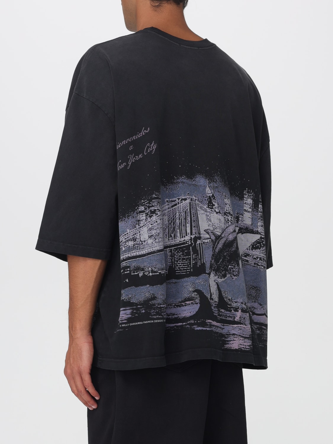 WILLY CHAVARRIA T-SHIRT: T-shirt men Willy Chavarria, Black - Img 3