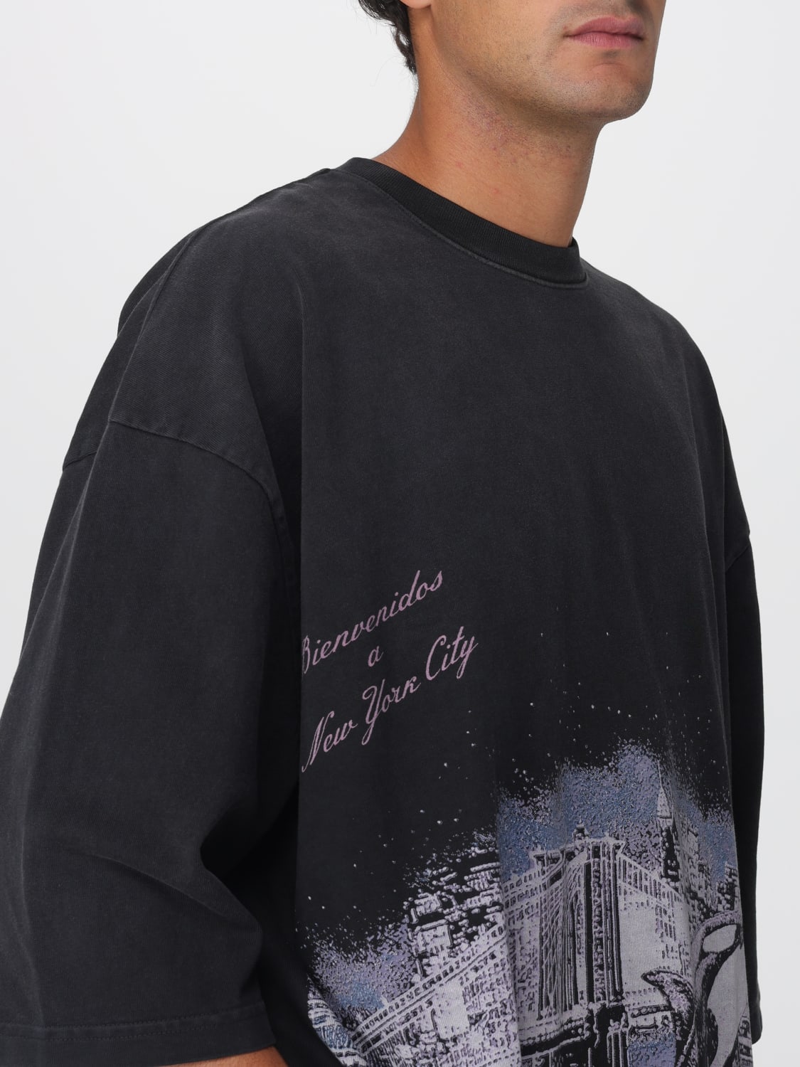 WILLY CHAVARRIA T-SHIRT: T-shirt men Willy Chavarria, Black - Img 4