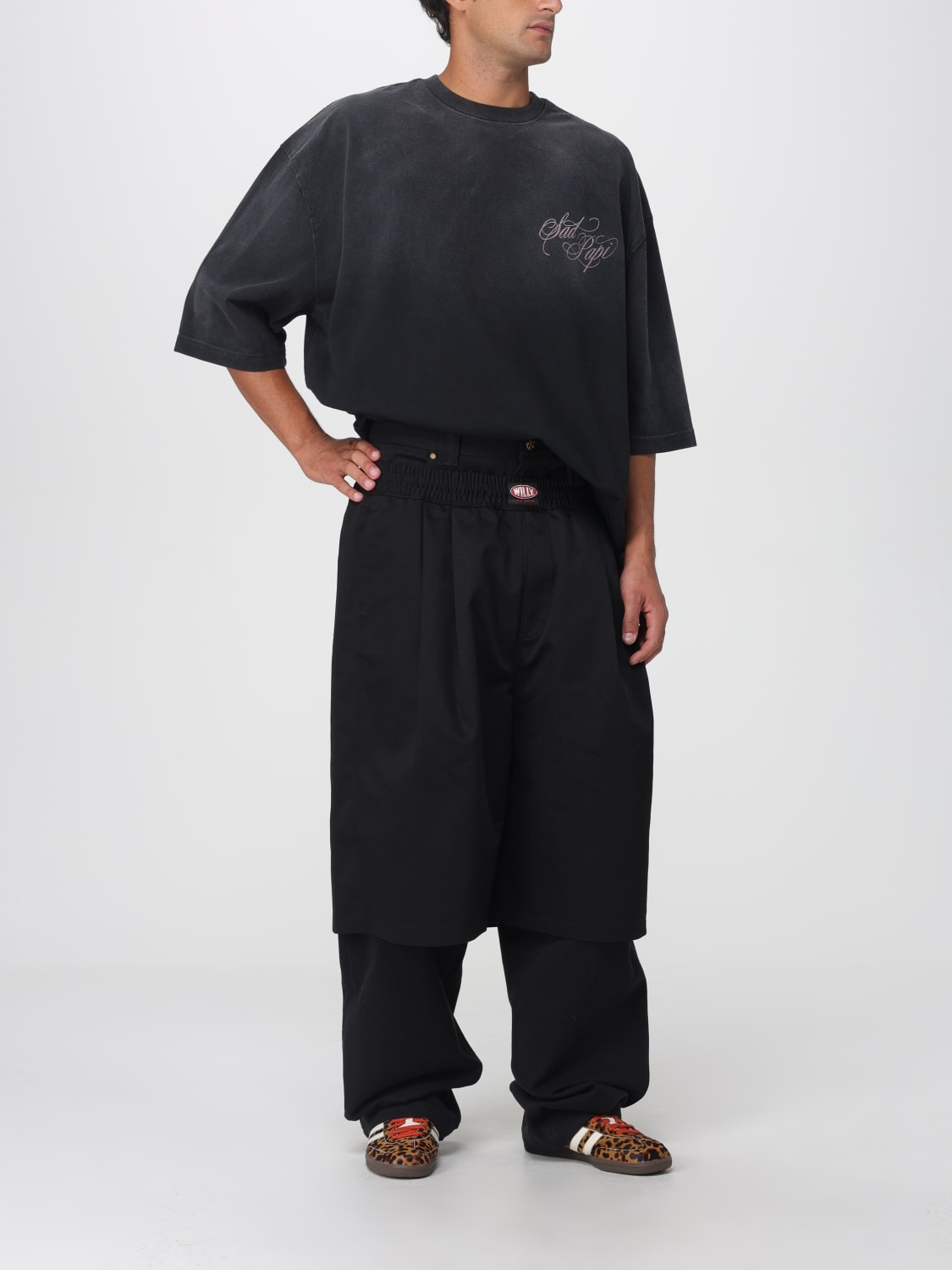 WILLY CHAVARRIA JEANS: Jeans men Willy Chavarria, Black - Img 2