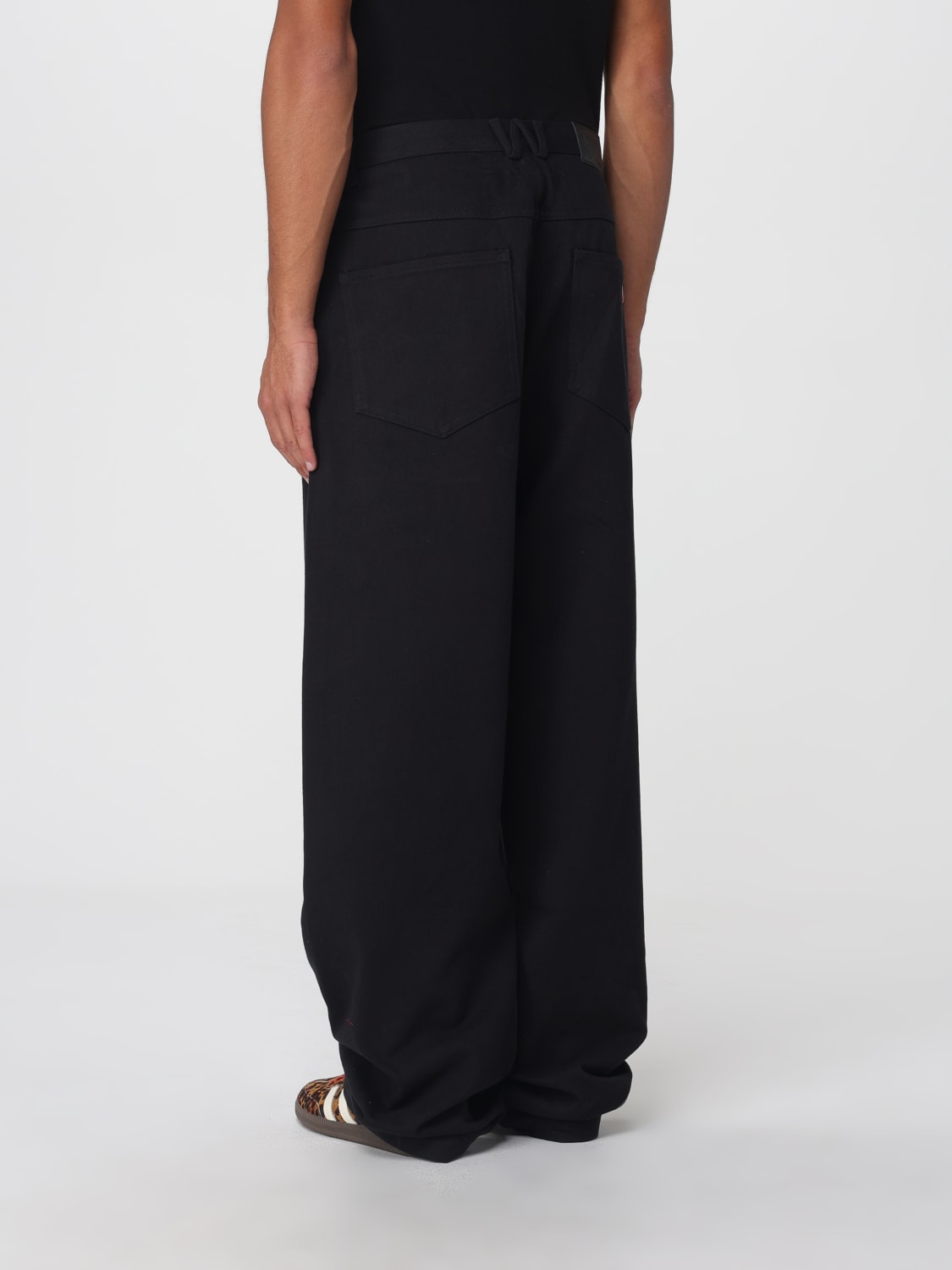 WILLY CHAVARRIA JEANS: Jeans men Willy Chavarria, Black - Img 3