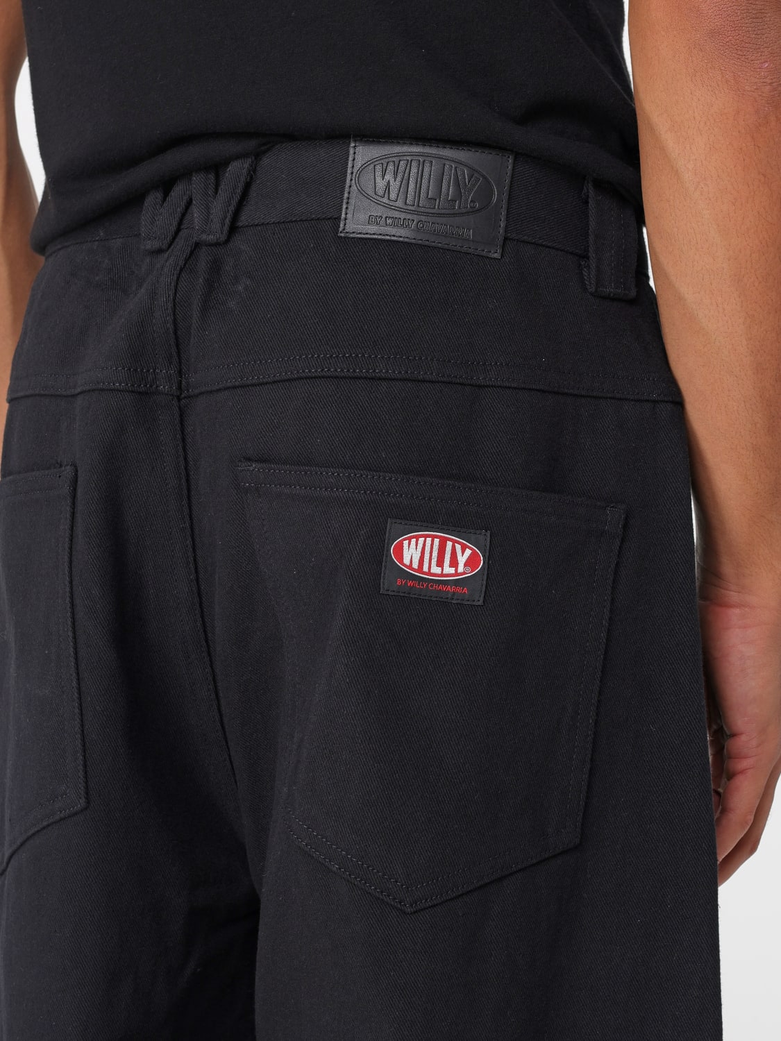 WILLY CHAVARRIA JEANS: Jeans men Willy Chavarria, Black - Img 4