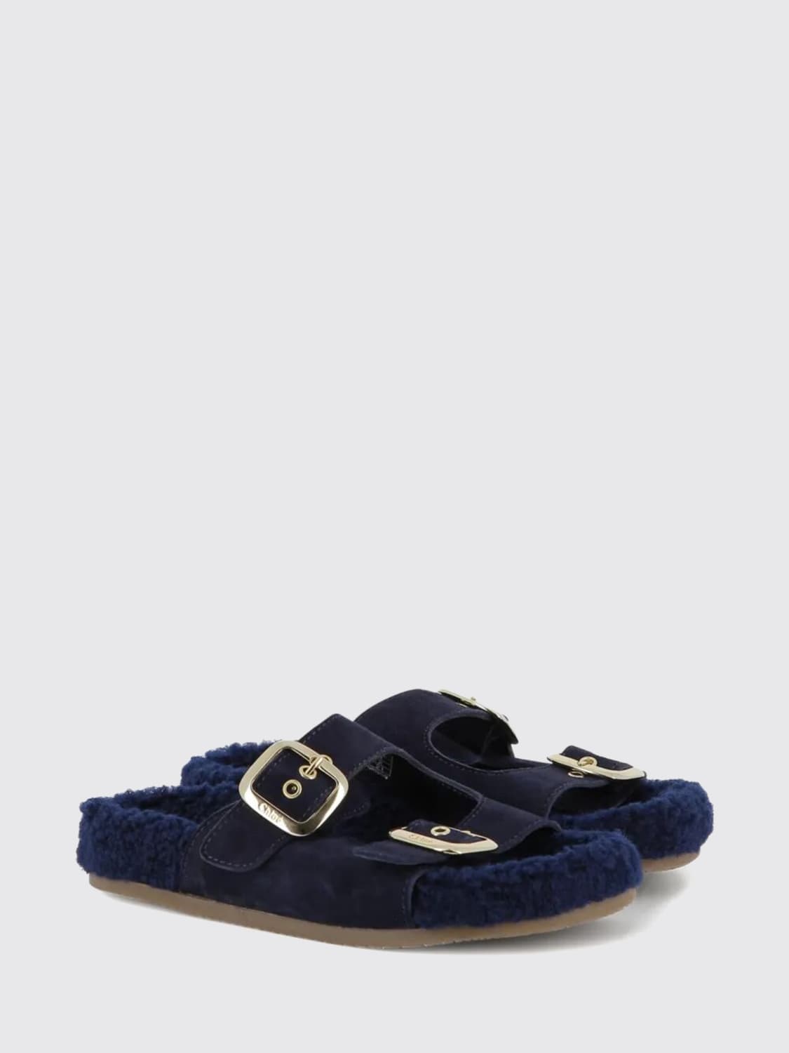 CHLOÉ CHAUSSURES: Chaussures enfant ChloÉ, Bleu Marine - Img 2